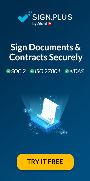 Sign documents and contracts securely with Sign.plus.