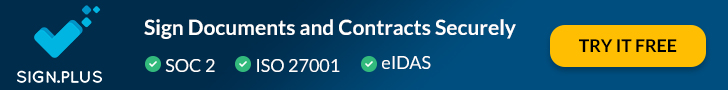 Sign documents and contracts securely with Sign.plus.